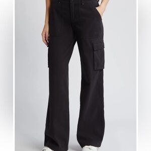 Sanctuary Black Wide Leg Cargo Pants